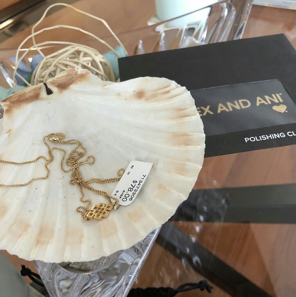 Alex And Ani Gold "Endless Knot" Necklace - Picture 3 of 6